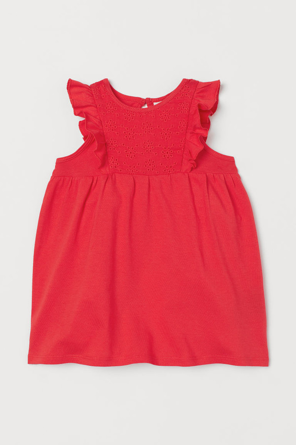 h and m red dress