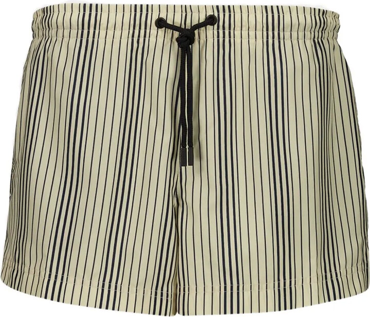 COMMAS Elasticated Striped Swim Shorts