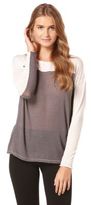 Thumbnail for your product : C&C California Long-Sleeve Color-Block Top