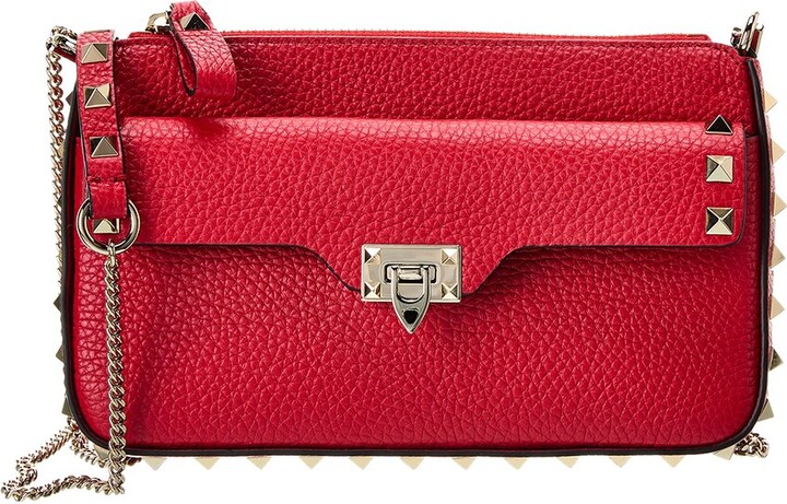 RED Valentino Double Disco Leather Crossbody - ShopStyle