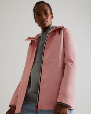 pink rain mac womens