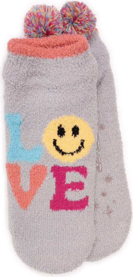 MUK LUKS Women’s Cozy Slipper Sock with Pom