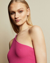 Thumbnail for your product : Ted Baker MIRIOM Asymmetric knitted midi dress