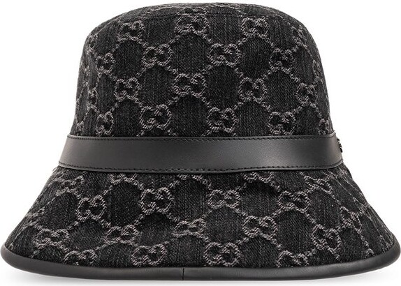 Gucci GG Damier Jacquard Ribbed Knit Beanie - ShopStyle Hats