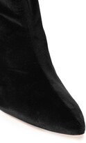 Thumbnail for your product : Magda Butrym Portugal Leather-trimmed Velvet Thigh Boots