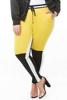 Thumbnail for your product : Forever 21 Plus Size Colorblock Track Pants