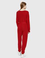 Thumbnail for your product : Base Range Danube Knit Jumpsuit in River Red