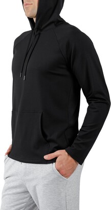90 Degree By Reflex Two-Tone Heather Long Sleeve Hoodie - ShopStyle