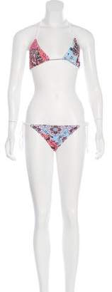 Clover Canyon Printed Two-Piece Swimsuit w/ Tags