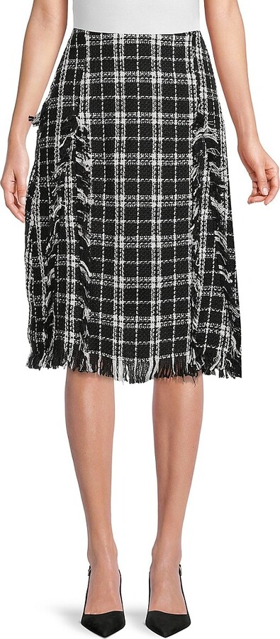 Fitted Plaid Skirt | ShopStyle