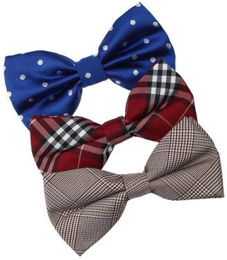 IDEA Gift For Halloween Microfiber Stain Pre-Tied Bow Ties For Young 3 Pack Bow Tie Set By Dan Smith