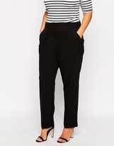 Thumbnail for your product : ASOS CURVE Exclusive Workwear Peg Pant