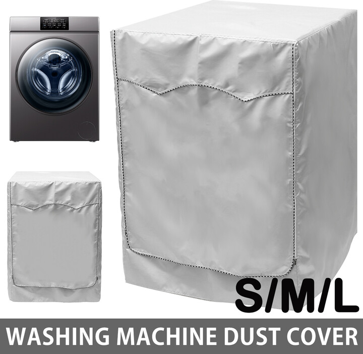 NONE Drum Washing Machine Cover Waterproof Full shading Sunscreen Roller Dust Proof Cover for Front Load Wash Dryer Protector