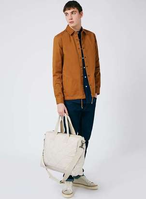 Topman Stone Quilted Holdall Bag