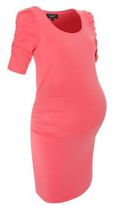 Thumbnail for your product : New Look Maternity Navy Ruched Sleeve Tunic Dress