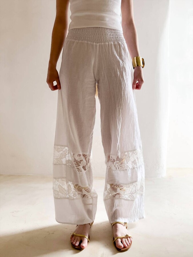 Debbie Katz Liz Pant In White