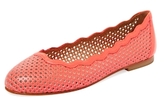 Thumbnail for your product : French Sole Teacup Laser-Cut Leather Flat