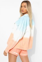Thumbnail for your product : boohoo Ombre Oversized Denim Jacket