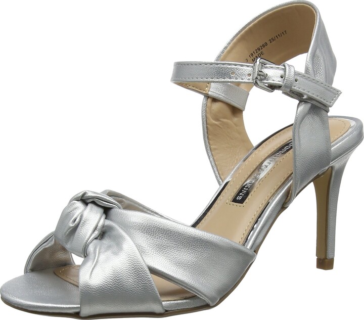Dorothy Perkins Breeze Open Toe Sandals in Metallic Womens Shoes Heels Sandal heels 