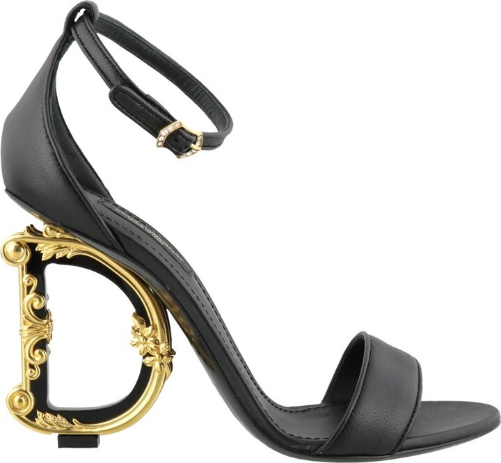 dolce gabbana logo heels