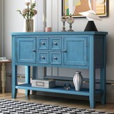 Thumbnail for your product : Alcott Hill Retro Style Buffet Sideboard Wood Console Table With Bottom Shelf