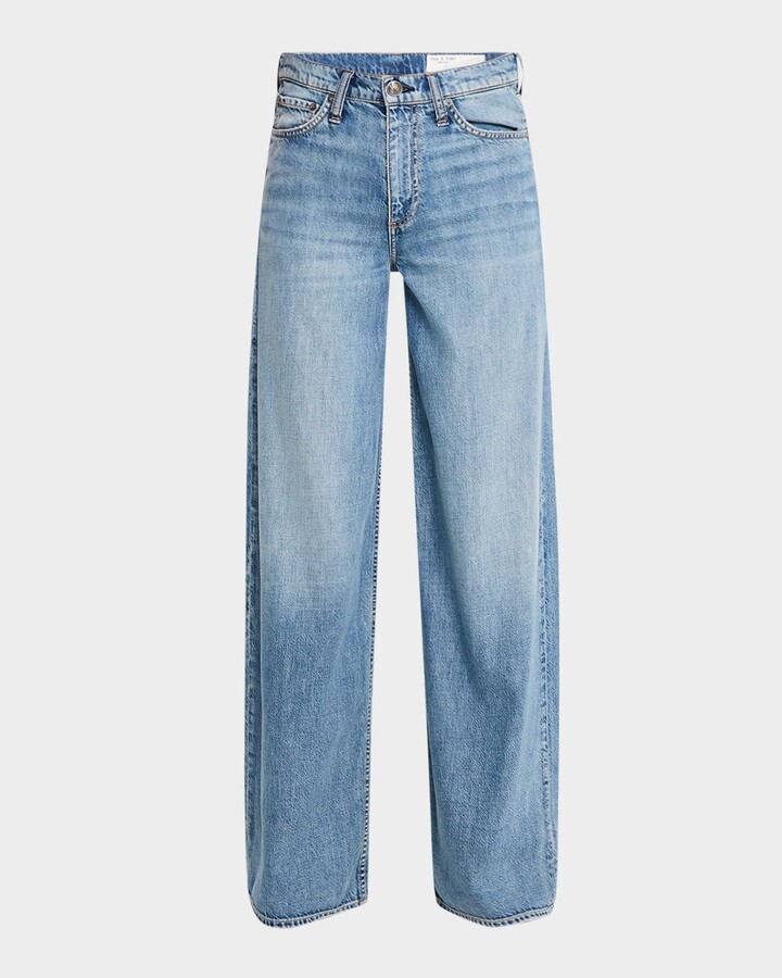Rag & Bone Featherweight Sofie High-Rise Wide Jeans