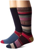 Thumbnail for your product : Florsheim Men's 2 Pack Stripe Socks