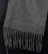 Thumbnail for your product : Alexander McQueen Fringed cashmere scarf