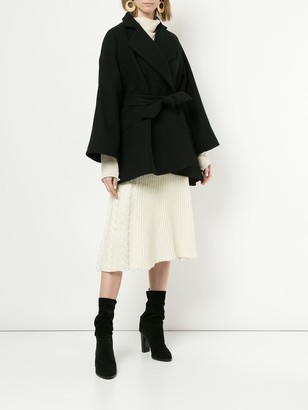 Muller of Yoshio Kubo Flared Knitted Midi Skirt