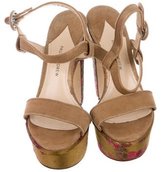 Thumbnail for your product : Paul Andrew Suede Platform Sandals