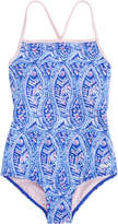 Thumbnail for your product : Vineyard Vines Girls Fish Print One-Piece