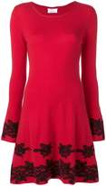 Thumbnail for your product : Allude floral lace detail dress