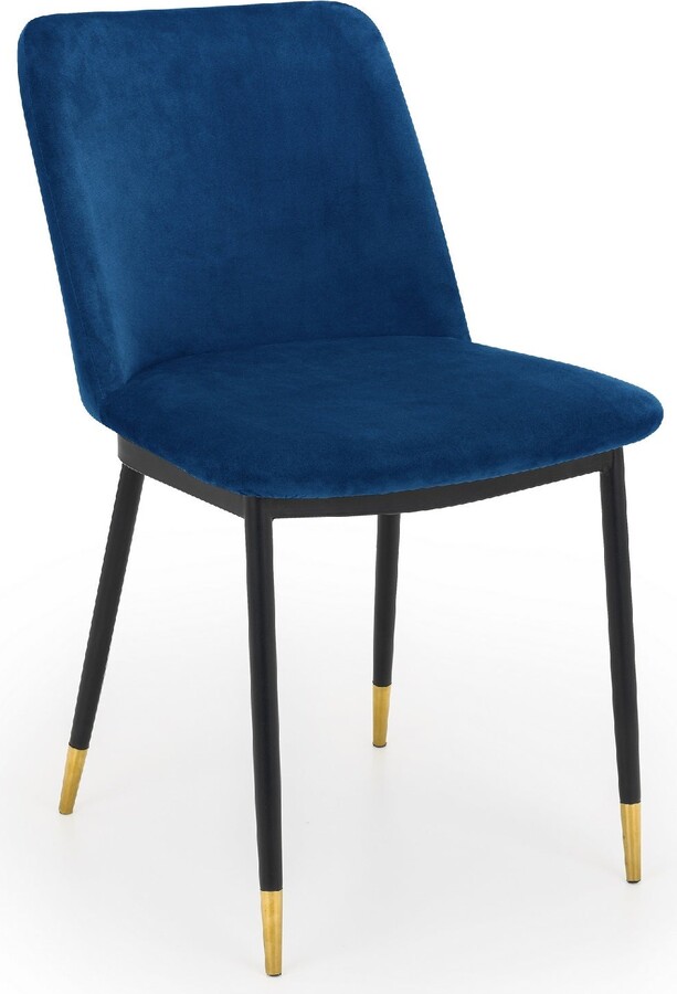 Dunelm Palermo Round Dining Table with 4 Delaunay Chairs Blue ShopStyle