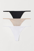 Thumbnail for your product : H&M 3-Pack Microfibre Thong Briefs