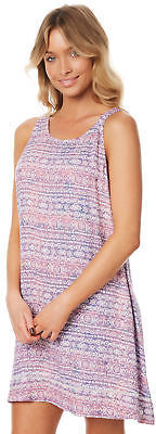 Volcom New Women's Neon Tide Dress Crochet Pink