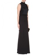 Thumbnail for your product : Victoria Beckham Crepe cut-out gown