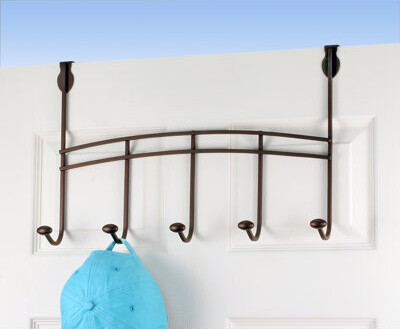 Spectrum Duchess Over the Door 5 Coat Rack