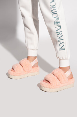 UGG 'Oh Fluffita' Fur Sandals Women's Pink - ShopStyle