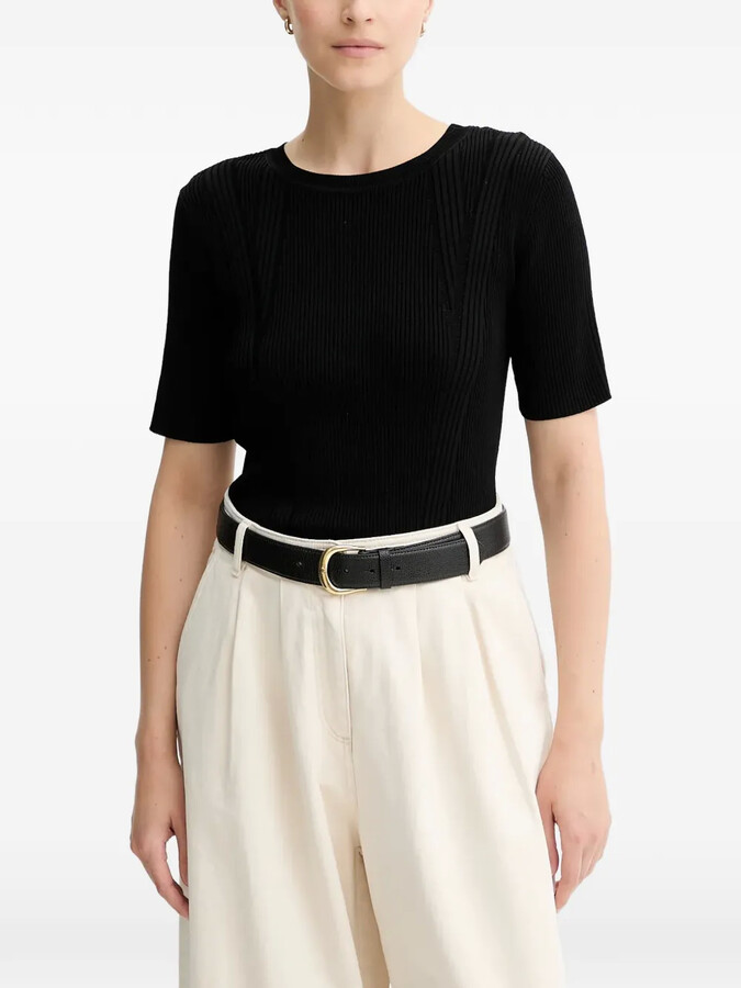 Sessun Short Sleeve Knitted Top