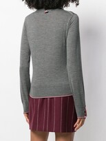 Thumbnail for your product : Thom Browne RWB tipping cashmere jumper