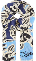 Thumbnail for your product : Diane von Furstenberg Satin poppy scarf