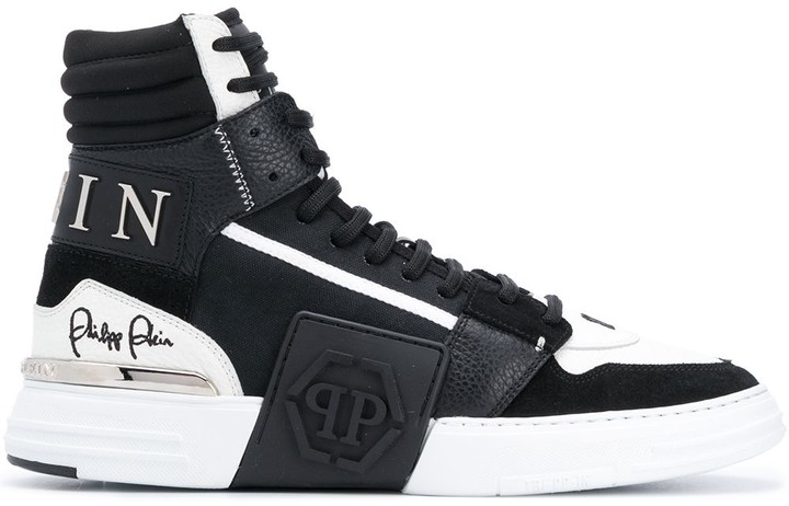 mens silver high top sneakers