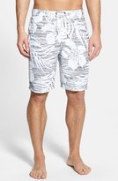Thumbnail for your product : Speedo 'Line Drawn Floral' Print Swim Trunks