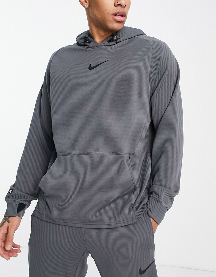 Nike Training Nike Pro Training Fleece hoodie in grey ShopStyle