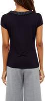 Thumbnail for your product : Ted Baker Sillia Frill Neck Fitted Tee