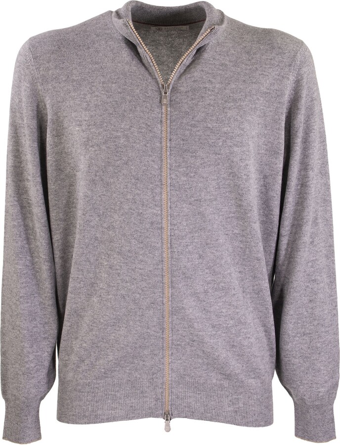 Men Zipper Front Sweater | Shop the world's largest collection of fashion |  ShopStyle