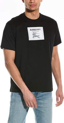Burberry Label T-Shirt - ShopStyle Long Sleeve Shirts