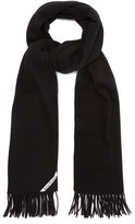 Thumbnail for your product : Acne Studios Canada Fringed Wool Scarf - Black