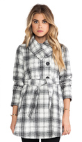 Thumbnail for your product : BB Dakota Kinsey Plaid Coat