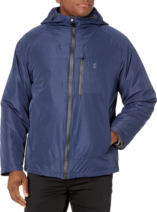 izod men's microfiber golf jacket